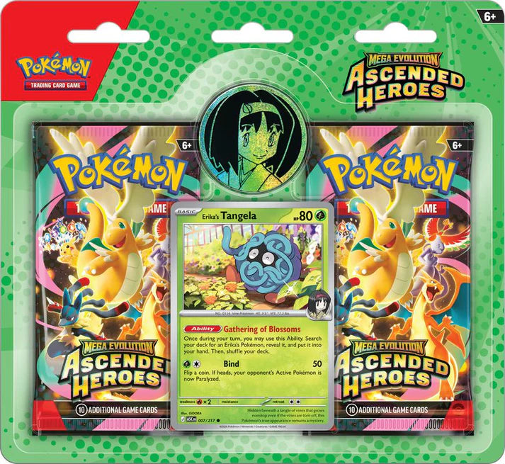 Pokémon TCG: Mega Evolution - Ascended Heroes - Blister Pack Collection - Two Boosters
