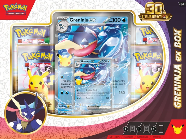 Pokémon TCG: Mega Evolution - 30th Celebration - Greninja ex Box