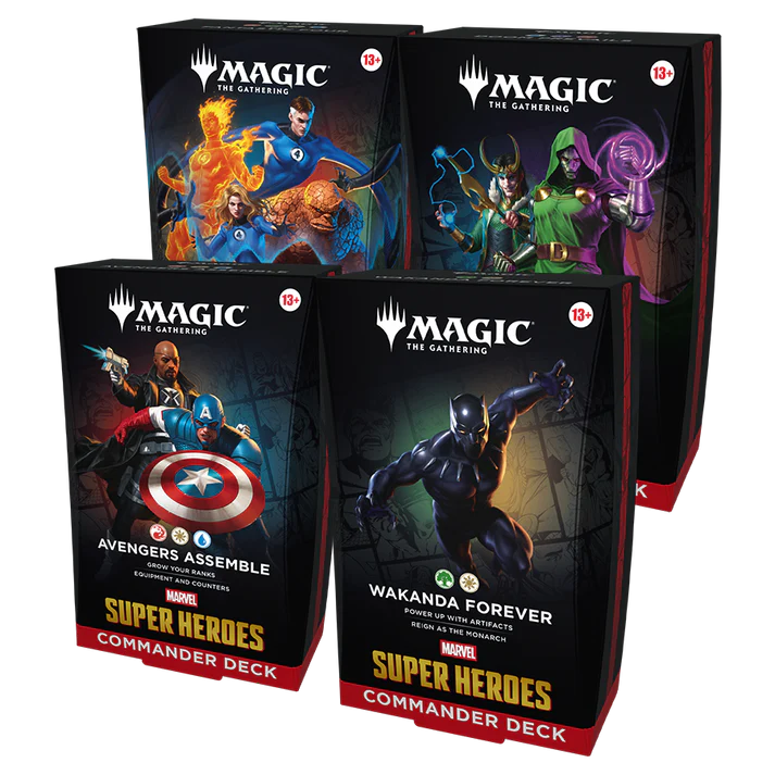 Presale - Marvel Super Heroes: Commander - Commander Decks - Set of 4