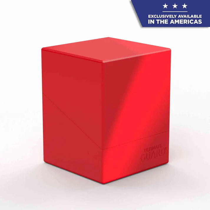 Ultimate Guard Solid Boulder Deck Case - 100+ - Red