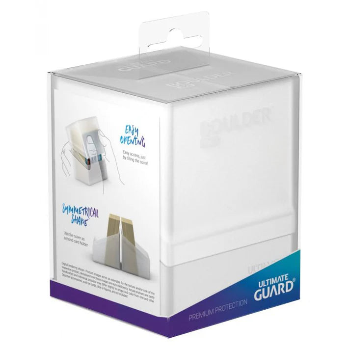 Ultimate Guard Clear Boulder Deck Case - 100+ - Frosted