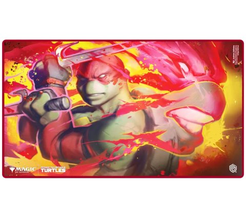 Ultimate Guard Magic: The Gathering - Teenage Mutant Ninja Turtles Stitched Edge Playmat: Raphael's Technique
