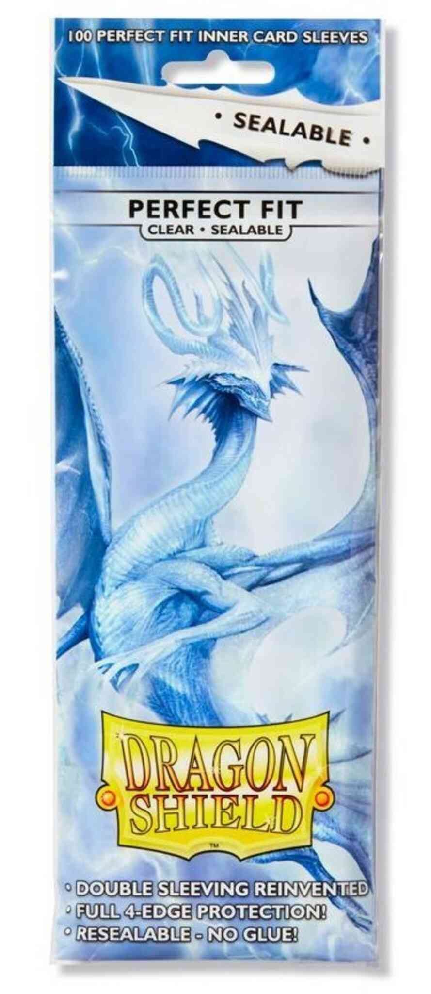 Dragon Shield Standard - Perfect Fit Clear Sealable- 100ct