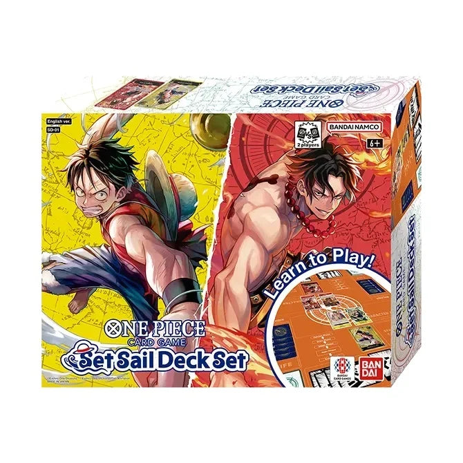 One Piece Starter Deck - SD01 - Set Sail - RED & YELLOW