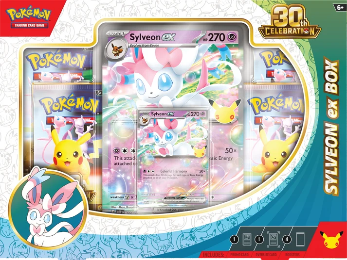 Pokémon TCG: Mega Evolution - 30th Celebration - Sylveon ex Box