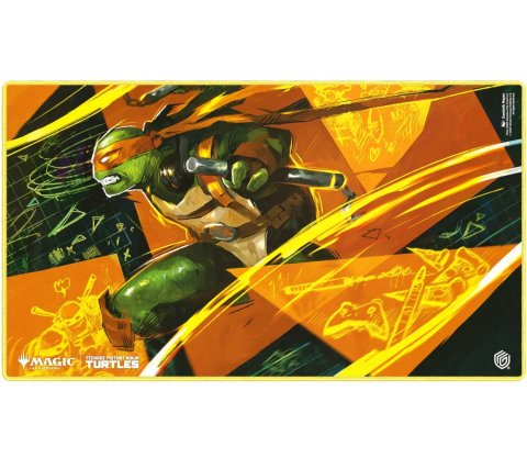 Ultimate Guard Magic: The Gathering - Teenage Mutant Ninja Turtles Stitched Edge Playmat: Michelangelo's Technique