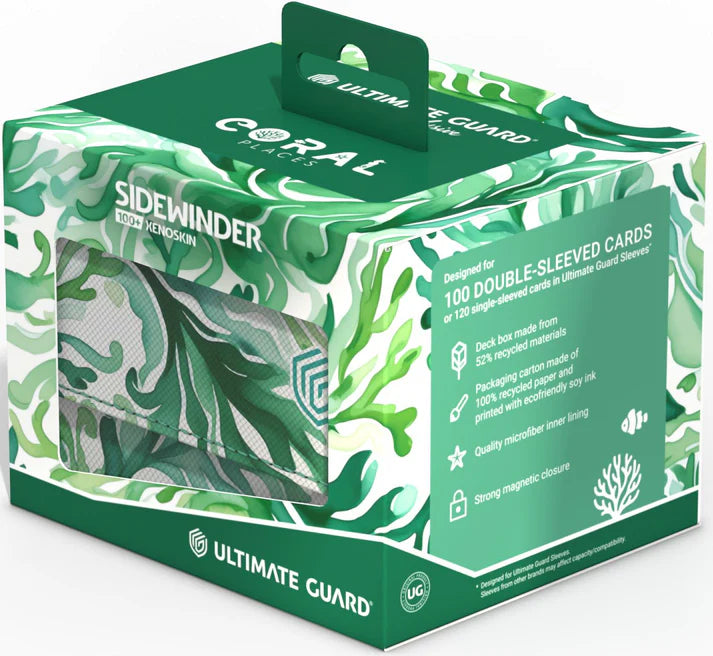 Ultimate Guard Sidewinder XenoSkin Deck Case - 100+ - Coral Places - Kelp Forest