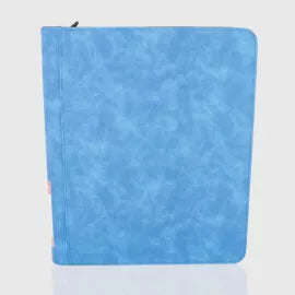 Phoenix Shield - Deluxe Toploader Zip 9-Pockets 360 Cards Blue